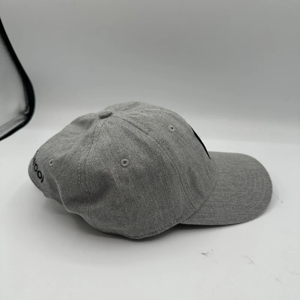 Smartwool Logo Ball Cap Hat Grey Strapback Adjustable‎ OSFM Baseball NWT
